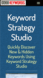 Mobile Screenshot of goodkeywords.com